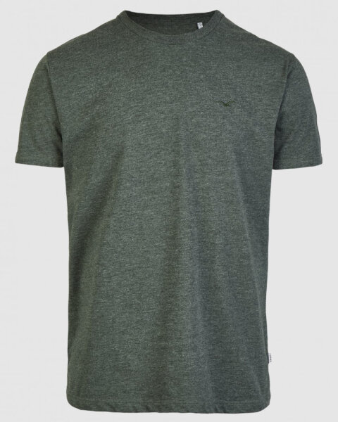 Cleptomanicx Ligull Regular T-Shirt (heather scarab green)