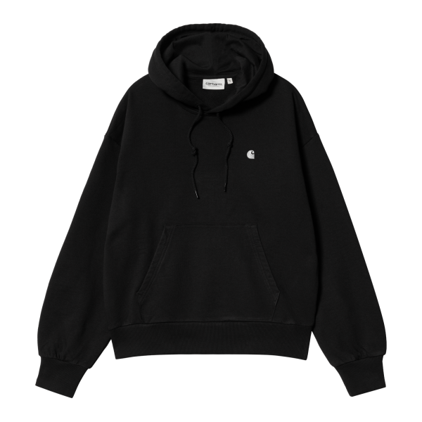 Carhartt WIP W Hooded Casey Sweatshirt (black/silver)