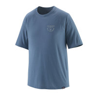 Patagonia Capilene Cool Trail Graphic T-Shirt (forge mark crest/utility blue)