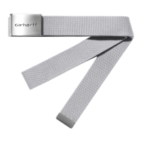 Carhartt WIP Clip Chrome Gürtel (sonic silver)