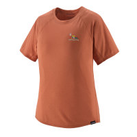 Patagonia W Capilene Cool Trail Graphic T-Shirt (lose it/sienna clay)