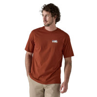 Patagonia 73 Skyline Organic T-Shirt (burnished red)