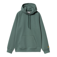 Carhartt WIP Hooded Chase Sweatshirt (silver pine/gold)