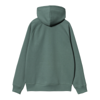 Carhartt WIP Hooded Chase Sweatshirt (silver pine/gold)