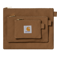 Carhartt WIP Canvas Pouch Set (hamilton brown)