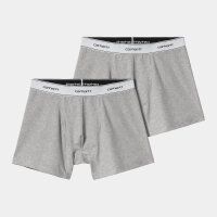 Carhartt WIP Cotton Trunks 2er Pack (grey heather/grey...