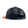 Patagonia Kids Trucker Hat (ridge rise stripe/coho coral)
