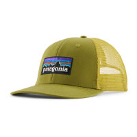 Patagonia P-6 Logo Trucker Hat (graze green)