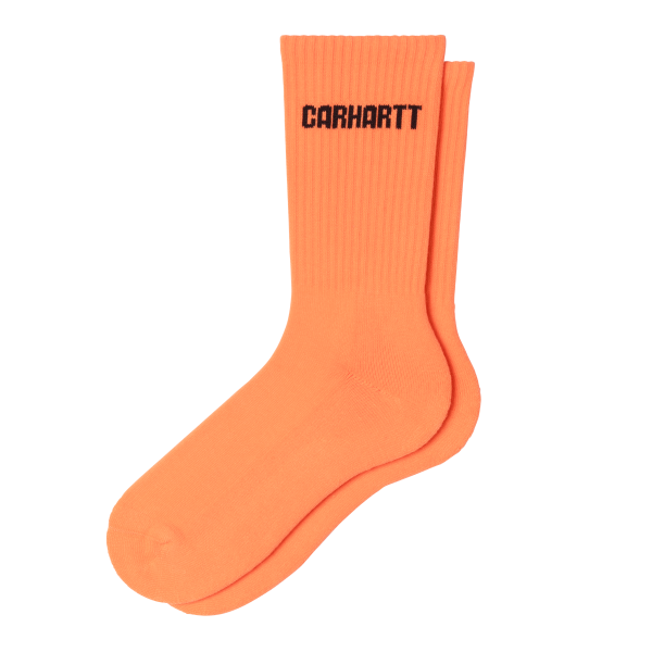 Carhartt WIP Industry Socks (lumo orange/black)