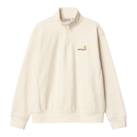 Carhartt WIP Half Zip American Script Sweatshirt (natural)