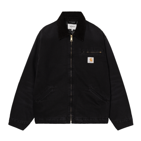 Carhartt WIP OG Detroit Jacket (black/black stone canvas)