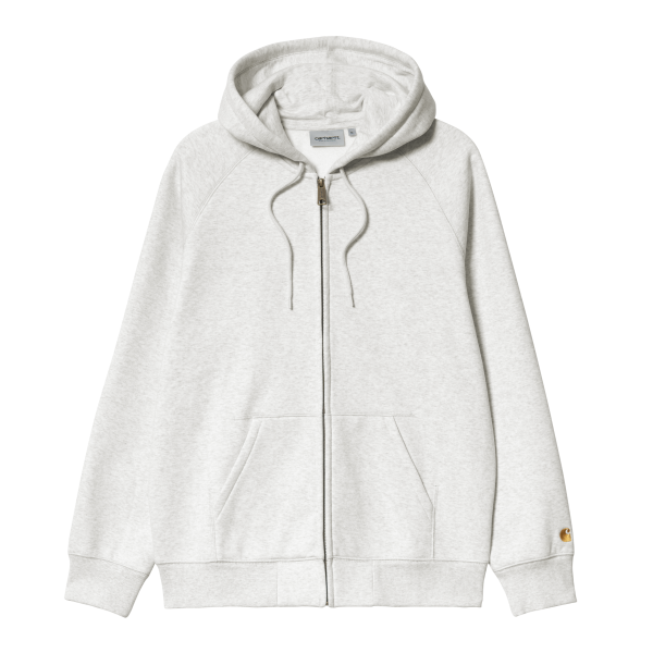 Carhartt WIP Hooded Chase Jacket (ash heather/gold)