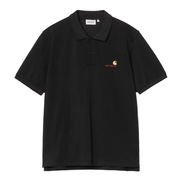Carhartt WIP American Script Polo (black) XXL