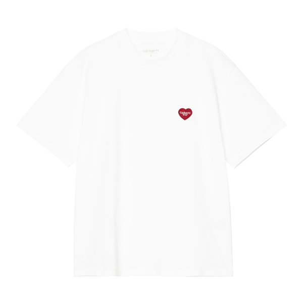 Carhartt WIP W Heart Patch T-Shirt (white/red)