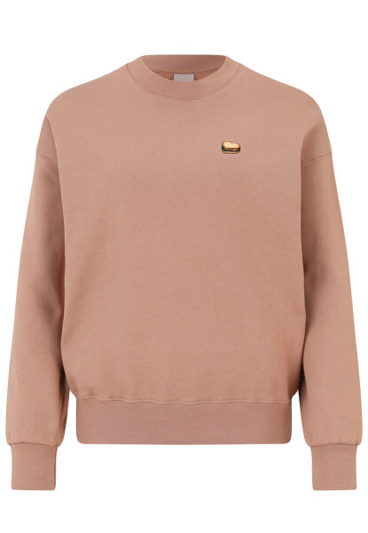 Iriedaily W Buger Love Crewneck (cedar rose)