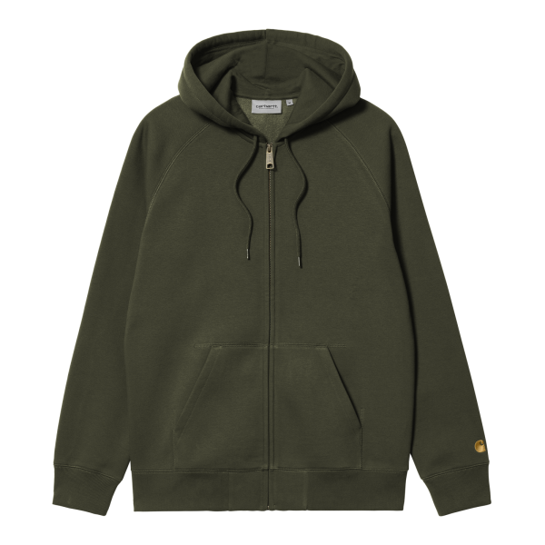 Carhartt WIP Hooded Chase Jacket (olive/gold)