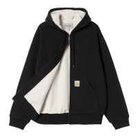 Carhartt WIP Active Sweat Jacket (black stone washed)