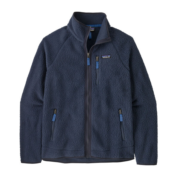 Patagonia Mens Retro Pile Fleece Jacket (new navy w/sunken blue)