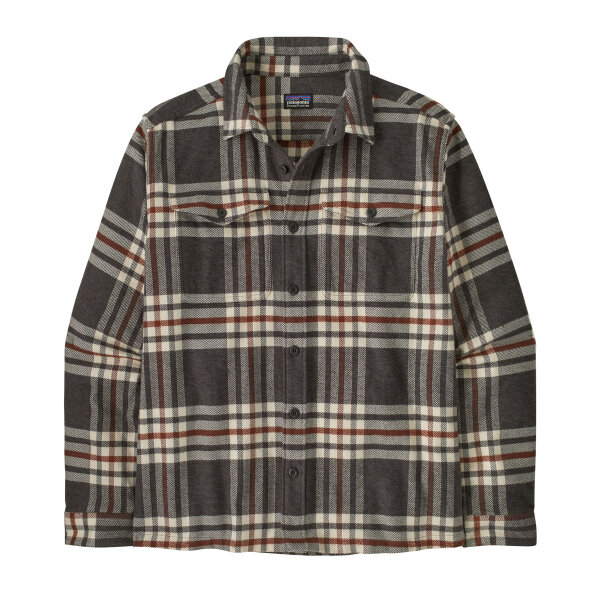 Patagonia Mens Fjord Flannel Shirt (catch/ink black)
