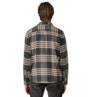 Patagonia Mens Fjord Flannel Shirt (catch/ink black)