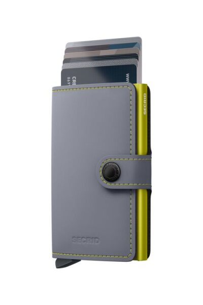 Secrid Miniwallet (matte grey/lime)