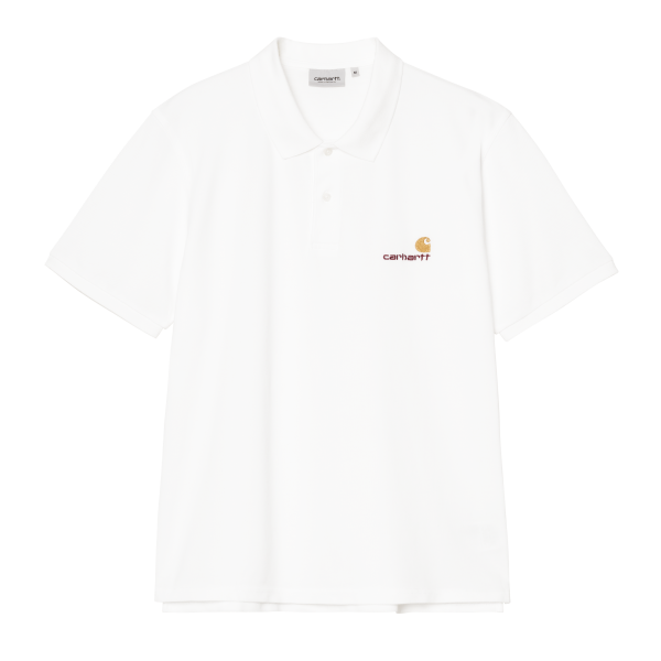 Carhartt WIP American Script Polo (white)
