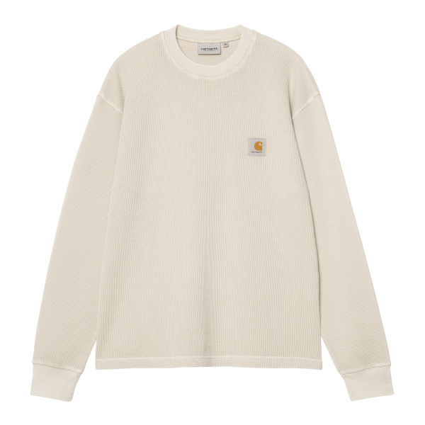 Carhartt WIP Vista Waffle Longsleeve (fleur de sel garment dyed)