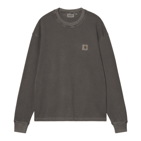 Carhartt WIP Vista Waffle Longsleeve (black garment dyed)