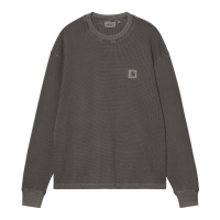 Carhartt WIP Vista Waffle Longsleeve (black garment dyed)