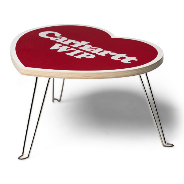 Carhartt WIP Heart Folding Table (scarlet/white)