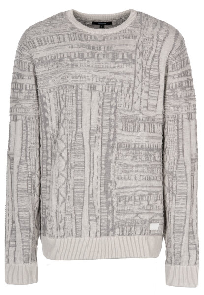 Iriedaily Theo Structure Knit (stone grey)