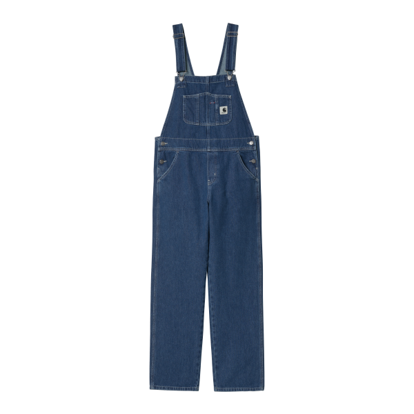 Carhartt WIP W Bib Overall Straight (blue stone washed)