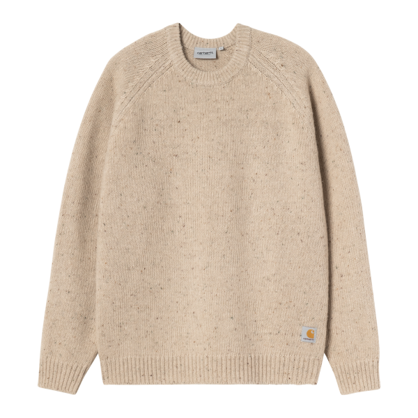 Carhartt WIP Anglistic Sweater (speckled fleur de sel)