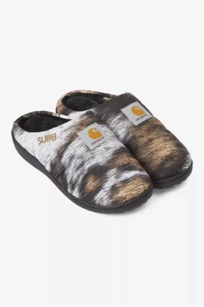 Carhartt WIP x SUBU Cordura Slippers (wild dog print) J3