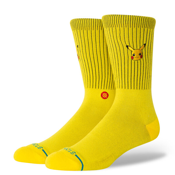 Stance Pikachu Crew Socken (yellow) L (43-47)