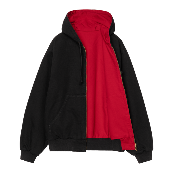 Carhartt WIP 50 Years Anniversary OG Active Jacket (canvas black/USA red rinsed)