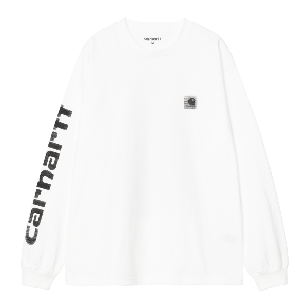 Carhartt WIP Archive Script Longsleeve (white)