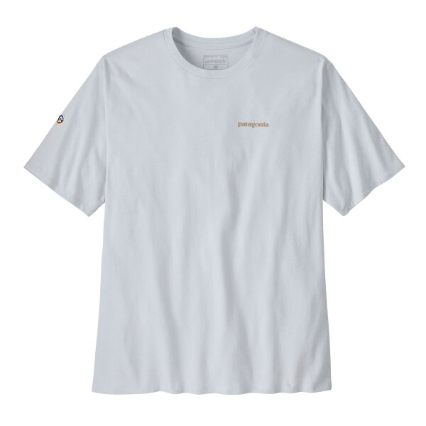 Patagonia Mens Fitz Roy Icon Responsibili-Tee (white) L