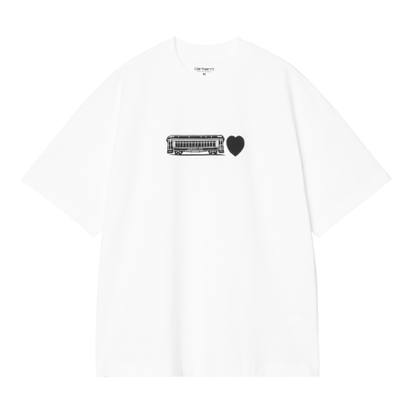 Carhartt WIP Deconstructed Label T-Shirt (white)