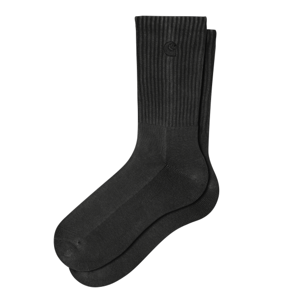 Carhartt WIP Hudson Socks (black chalk wash)