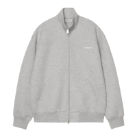 Carhartt WIP Alda Zip Sweat Jacket (grey heather/white)