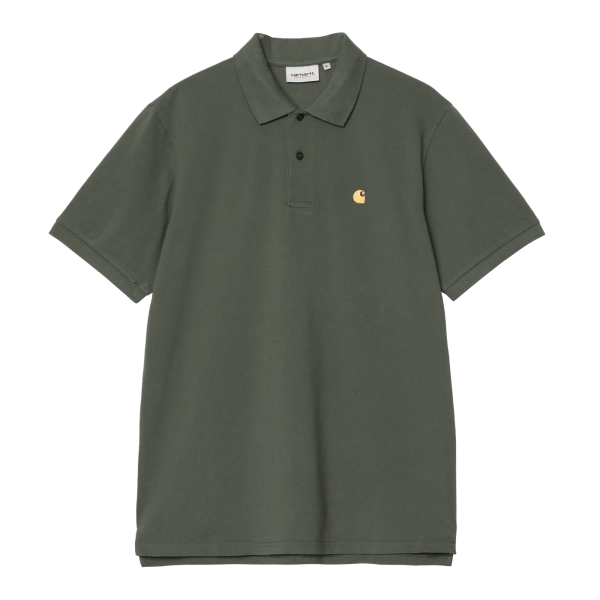 Carhartt WIP Chase Pique Polo (leaf/gold)