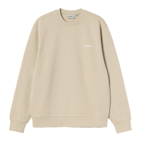 Carhartt WIP Script Embroidery Sweatshirt (barchan/white)