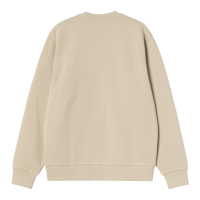 Carhartt WIP Script Embroidery Sweatshirt (barchan/white)