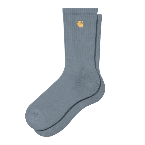 Carhartt WIP Chase Socks (cozy blue/gold)