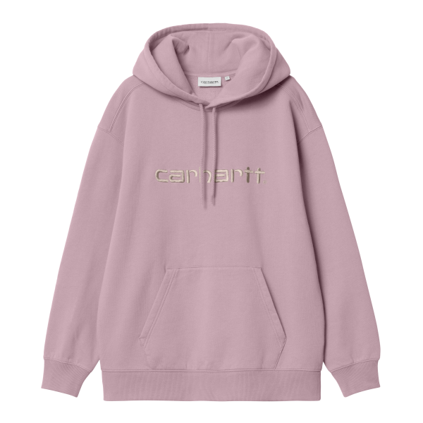 Carhartt WIP W Hooded Carhartt Sweatshirt (gentle pink/cinnerus)