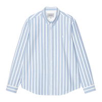 Carhartt WIP Deven Shirt (deven stripe bleach/white)