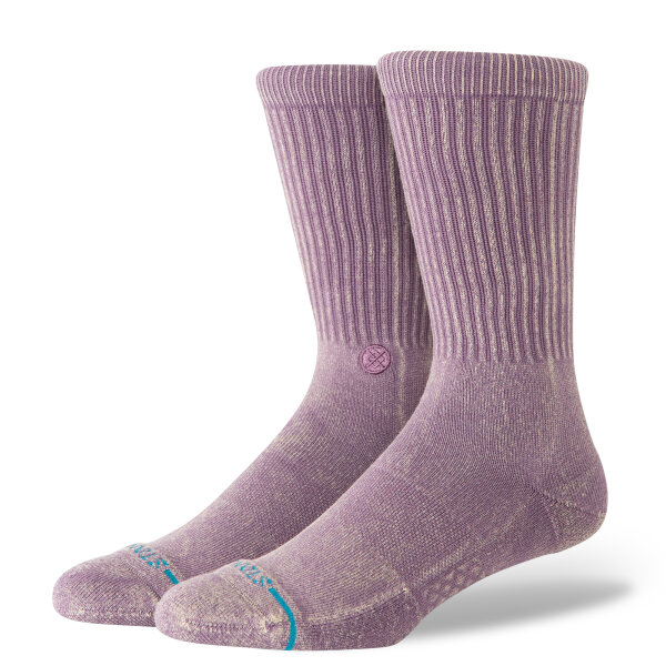 Stance Icon Dyed Crew Socken (plum)