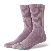 Stance Icon Dyed Crew Socken (plum)