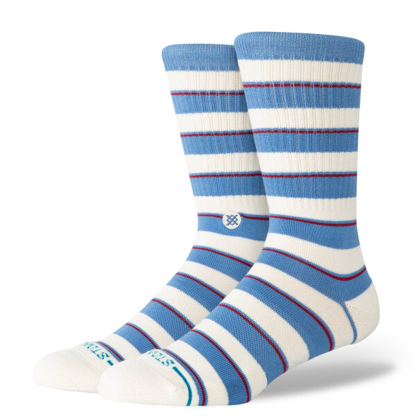 Stance Striped It Crew Socken (capriblue) L (43-47)